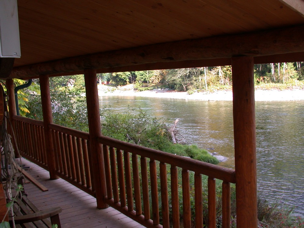Riverfront cabin restoration