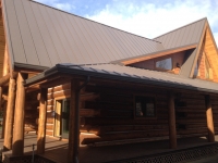 Log Home Addition